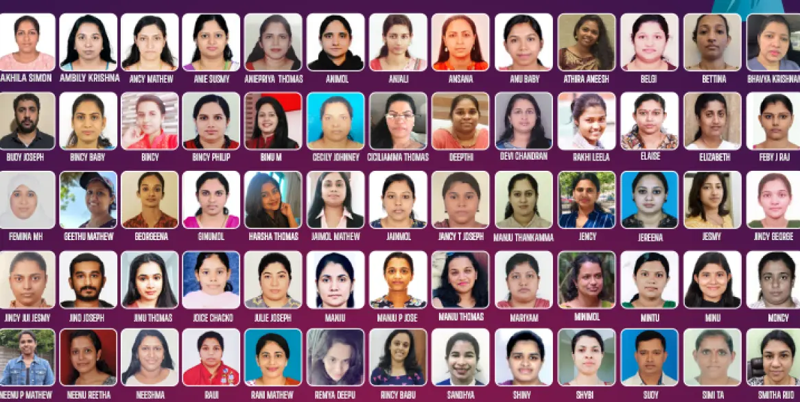 Medline NCLEX RN coaching centre in Kerala group photo – successful students at best NCLEX coaching centre Kottayam