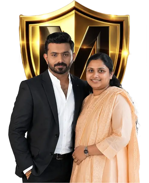 മെഡ്‌ലൈൻ അക്കാദമിയുടെ സഹസ്ഥാപകരായ ഐൻസ്റ്റിൻ എസ് ഡെന്നിസും ടിൻസി മാത്യുവും