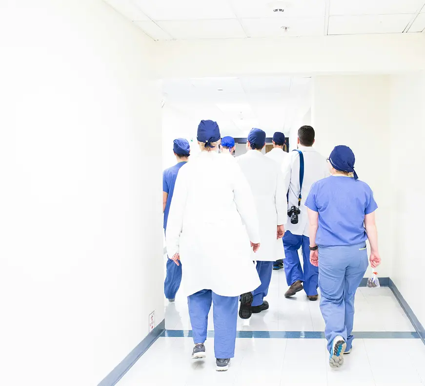 Nursing professionals working in a hospital environment after NCLEX-RN preparation