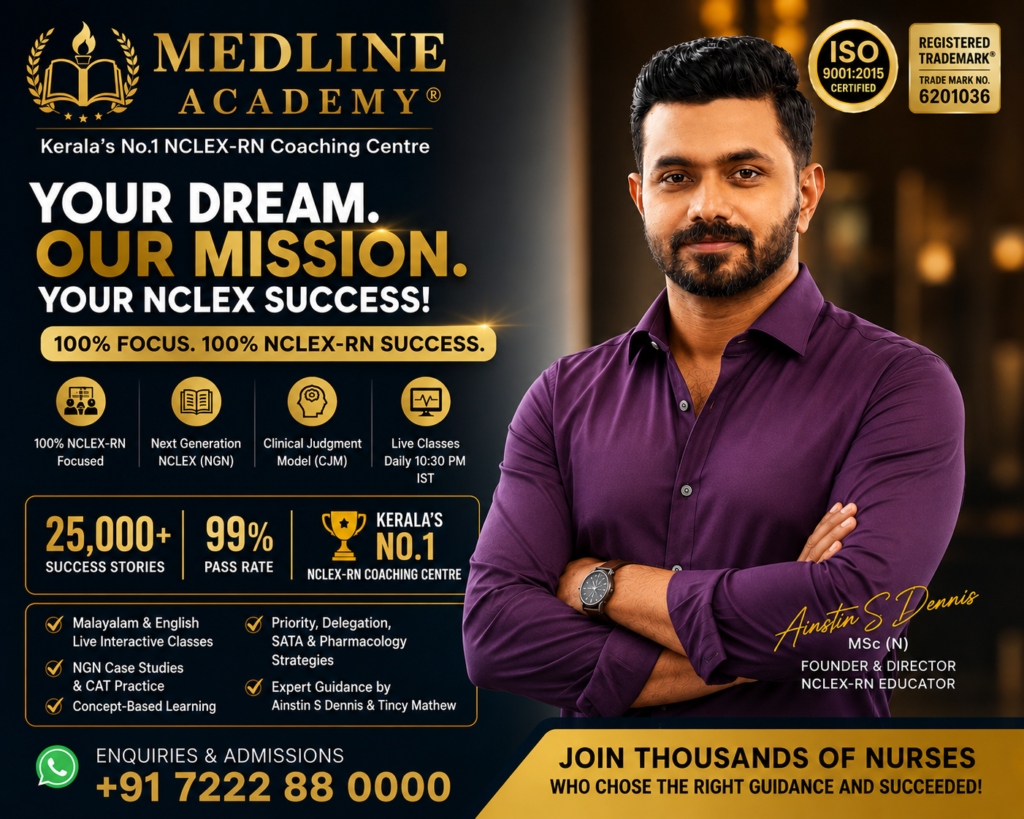 Pheochromocytoma nursing care, hypertension and NCLEX-RN exam preparation with Medline Academy
