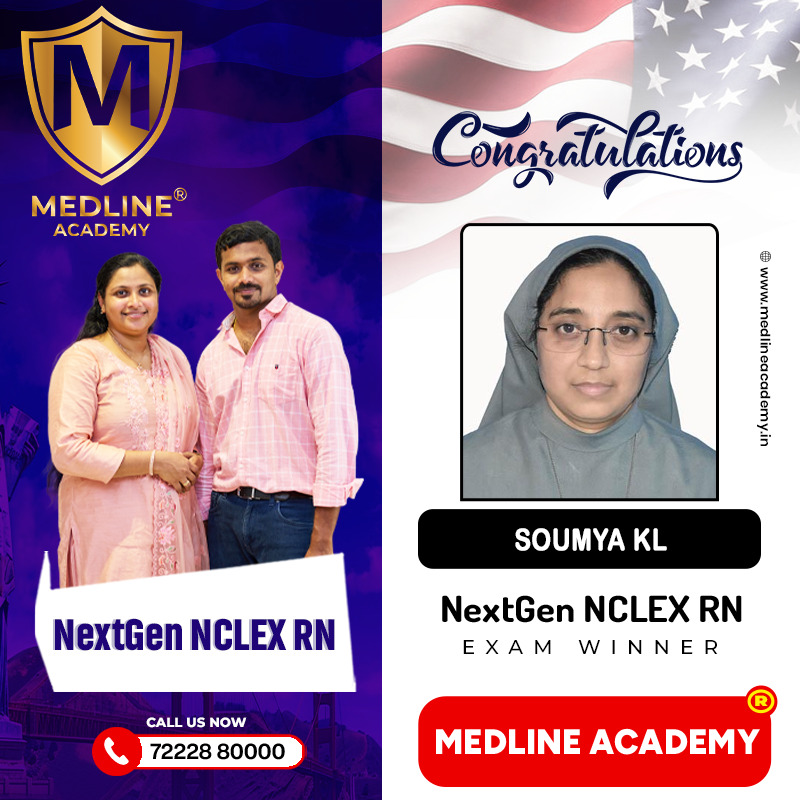 SOUMYA K L NCLEX-RN Result 2026 Medline Academy Thiruvalla kerala